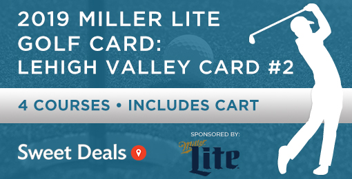 2019 Miller Lite Golf Card: Lehigh Valley Card #2