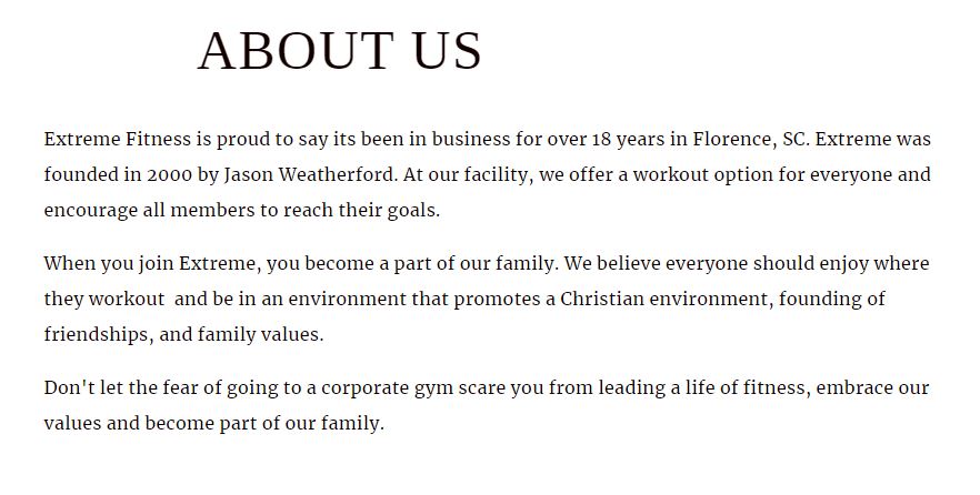 Extreme Fitness