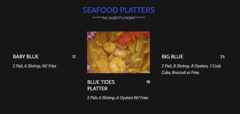 Blue Tides Crabspot Restaurant