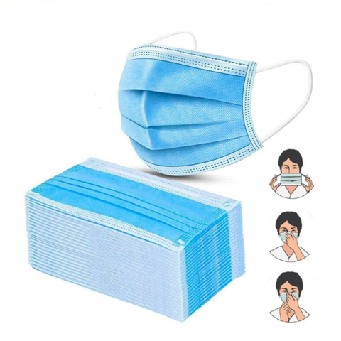10-Pack FDA-Registered Face Masks - 3 Layers of Protection