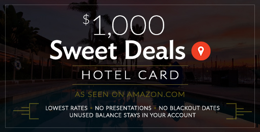 Sweet Deals Hotel Savings Card