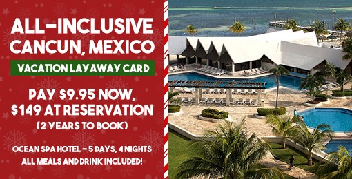 Vacation Layaway Card - Cancun, Mexico