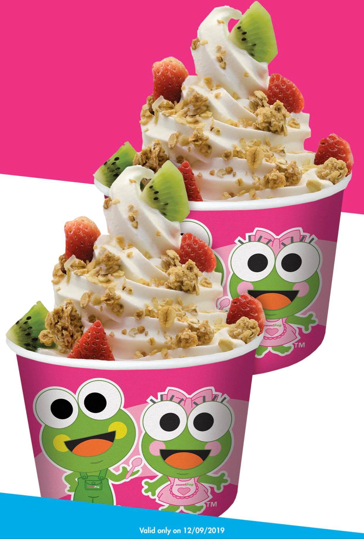 sweetFrog Premium Frozen Yogurt 