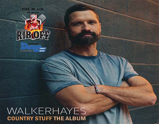 Northwest Ohio Rib Off - Walker Hayes on July 30th!