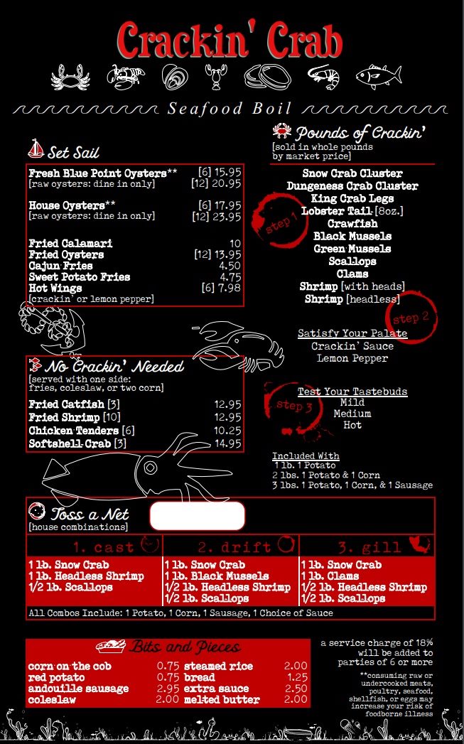 Crackin' Crab Seafood Boil