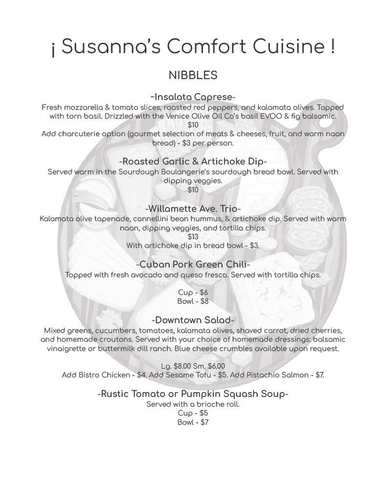 Susanna's Comfort Cuisine