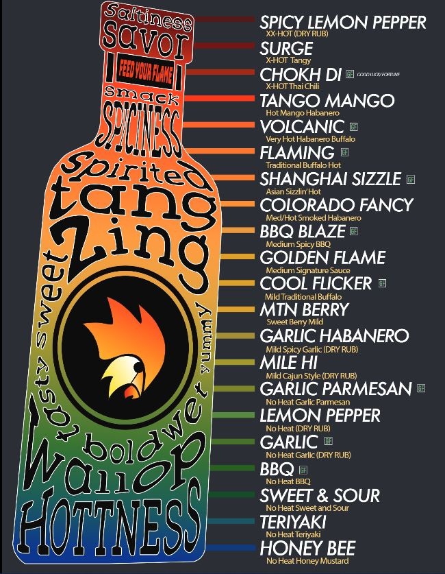 Golden Flame Hot Wings