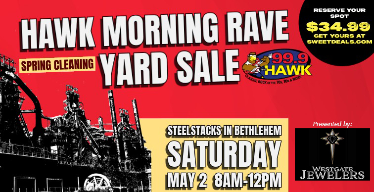 The Hawk Morning Rave Spring Cleaning Yard Sale | Saturday, May 2, 2026