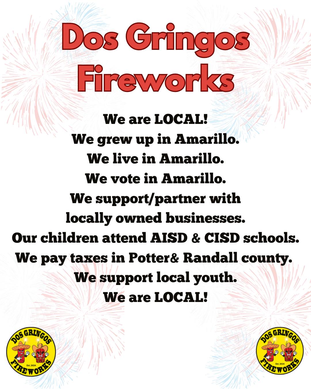 Dos Gringos Fireworks