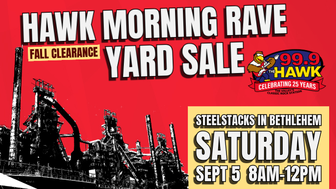 The Hawk Morning Rave Fall Clearance Yard Sale | Saturday, September 5, 2026