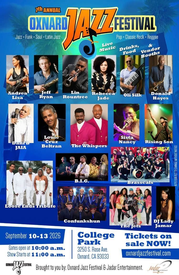 Oxnard Jazz Festival 2026 - GA Saturday